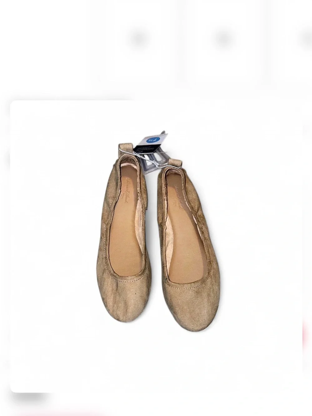 Universal Thread Women’s Taupe faux Suede Ballet Flats size 7.5 new